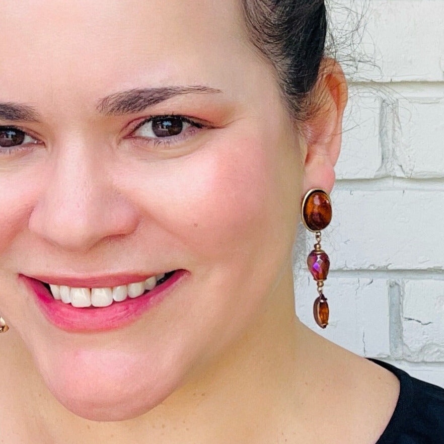Amber Earrings