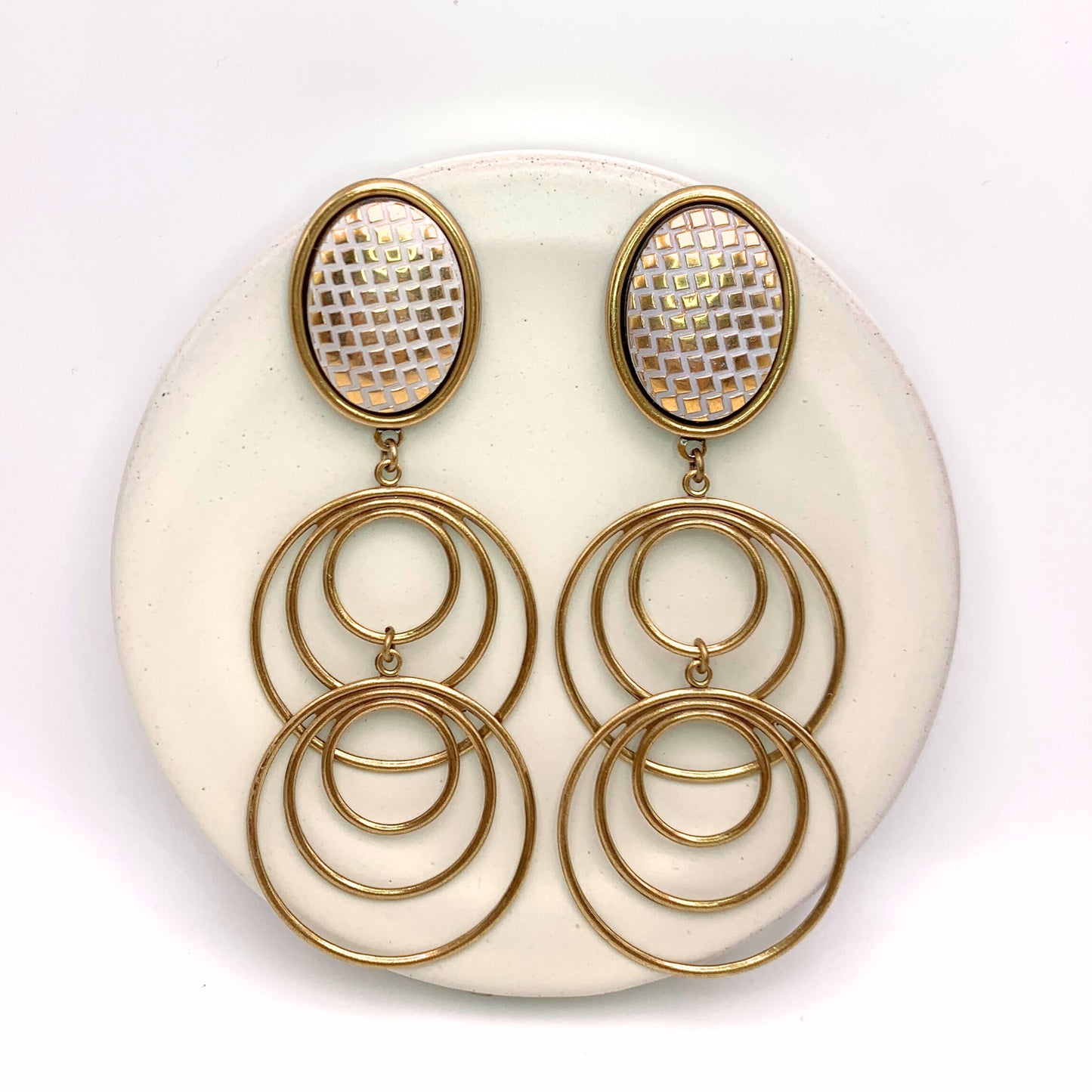 Aurelia Earrings — Hand-crafted Vintage Earrings by Boujoux
