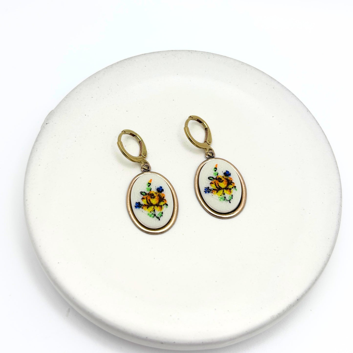 Goldie Earrings | Hand-crafted Vintage Earrings by Boujoux