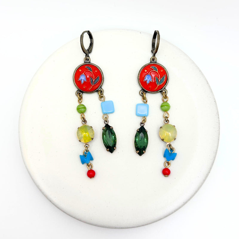 STAR� Earrings | Hand-crafted Vintage Earrings by Boujoux