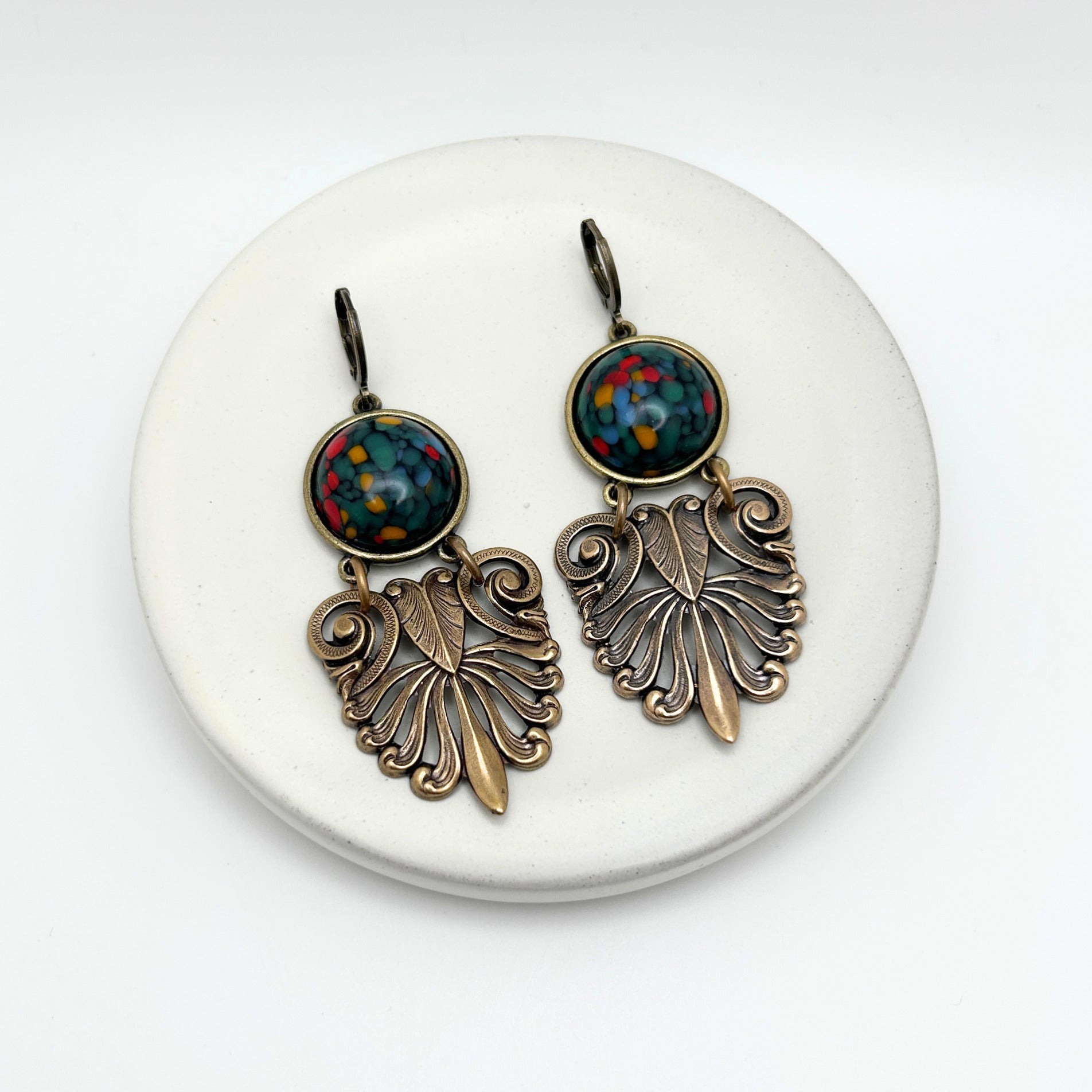 Ainsley Earrings | Hand-crafted Vintage Earrings by Boujoux