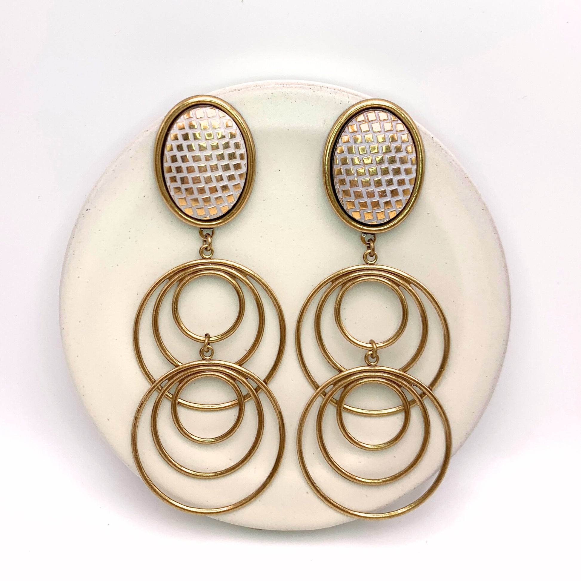 Aurelia Earrings — Hand-crafted Vintage Earrings by Boujoux
