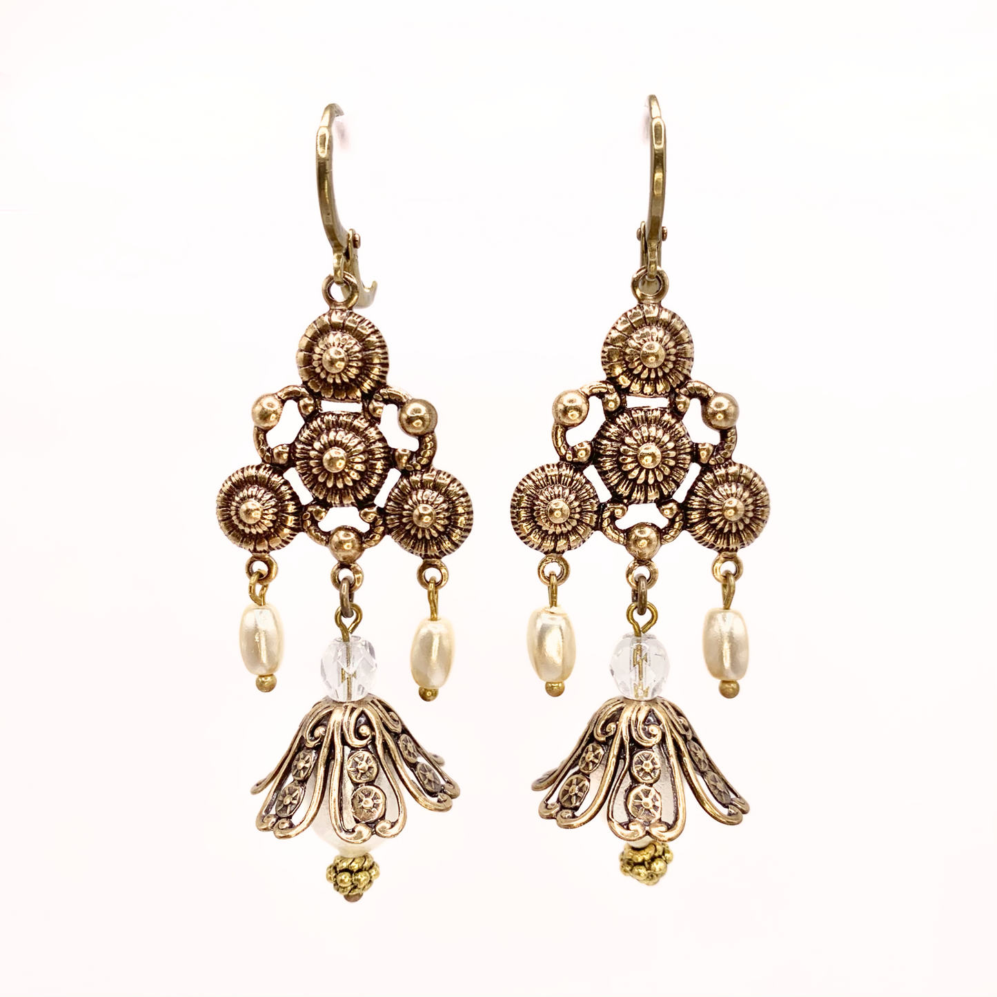 Bridgett Earrings | Hand-crafted Vintage Earrings by Boujoux
