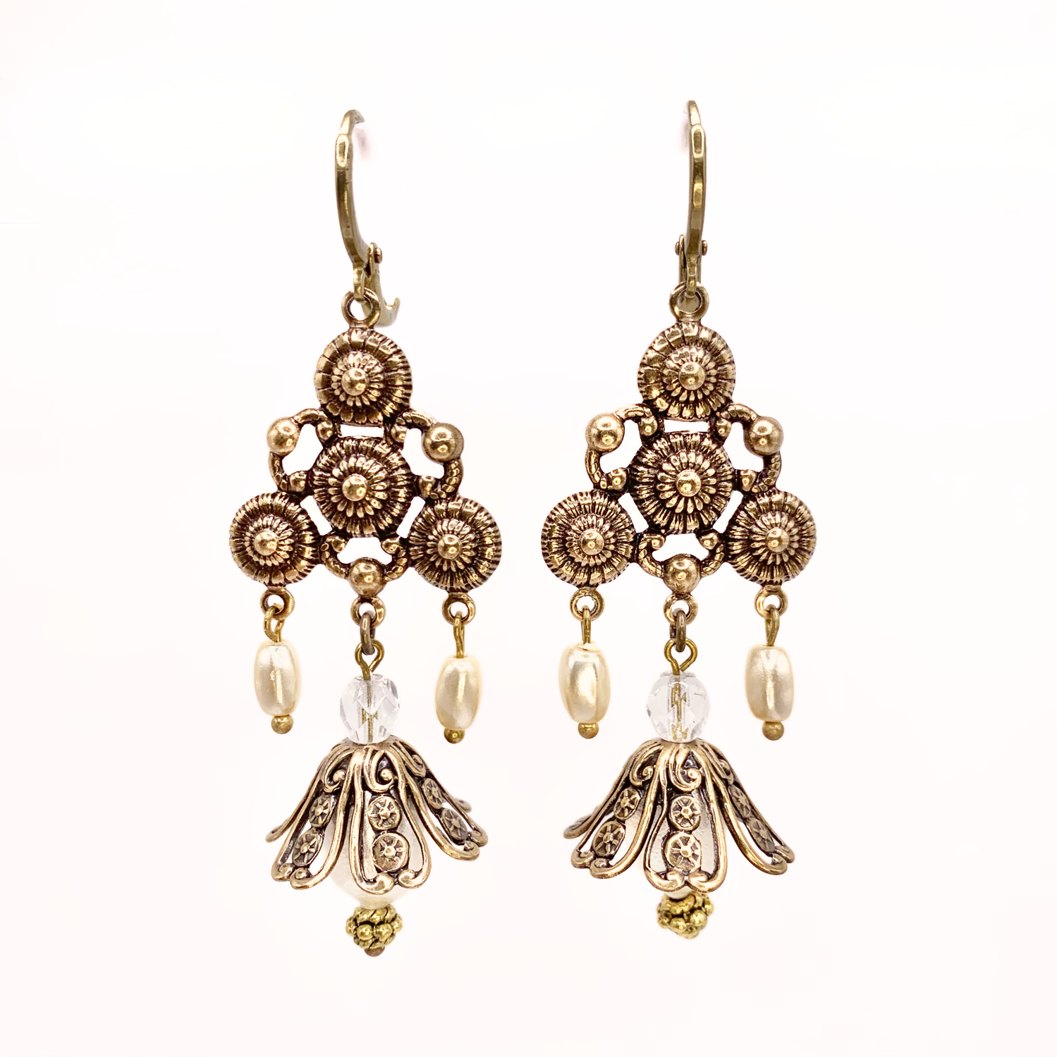 Bridgett Earrings | Hand-crafted Vintage Earrings by Boujoux