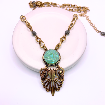 Calysta Necklace — Hand-crafted Vintage Necklaces by Boujoux