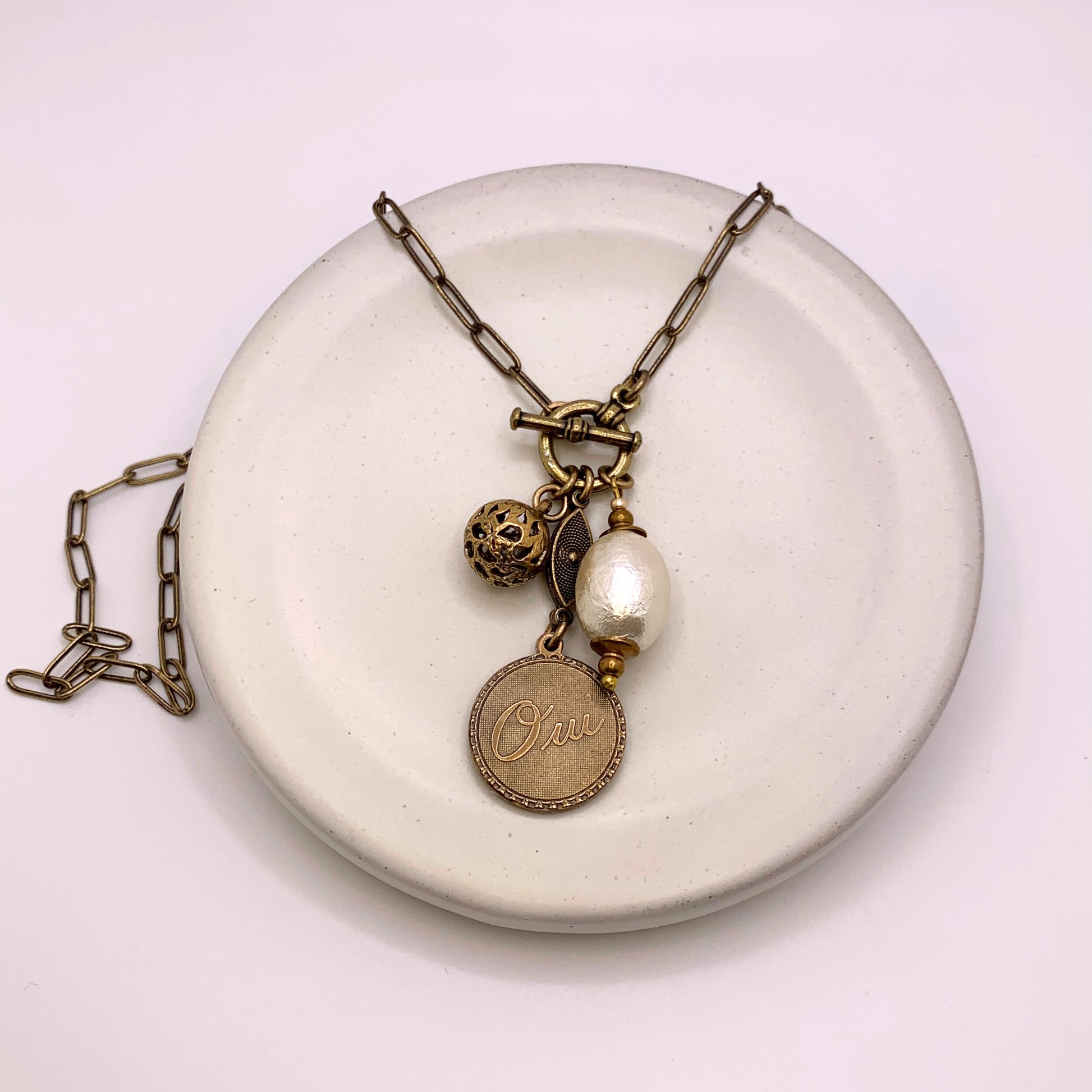 Caprice Necklace — Hand-crafted Vintage Necklaces by Boujoux
