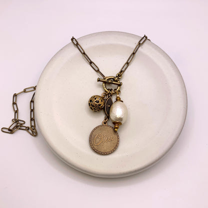 Caprice Necklace — Hand-crafted Vintage Necklaces by Boujoux
