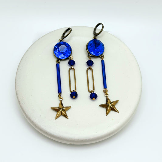 Celeste Earrings | Hand-crafted Vintage Earrings by Boujoux