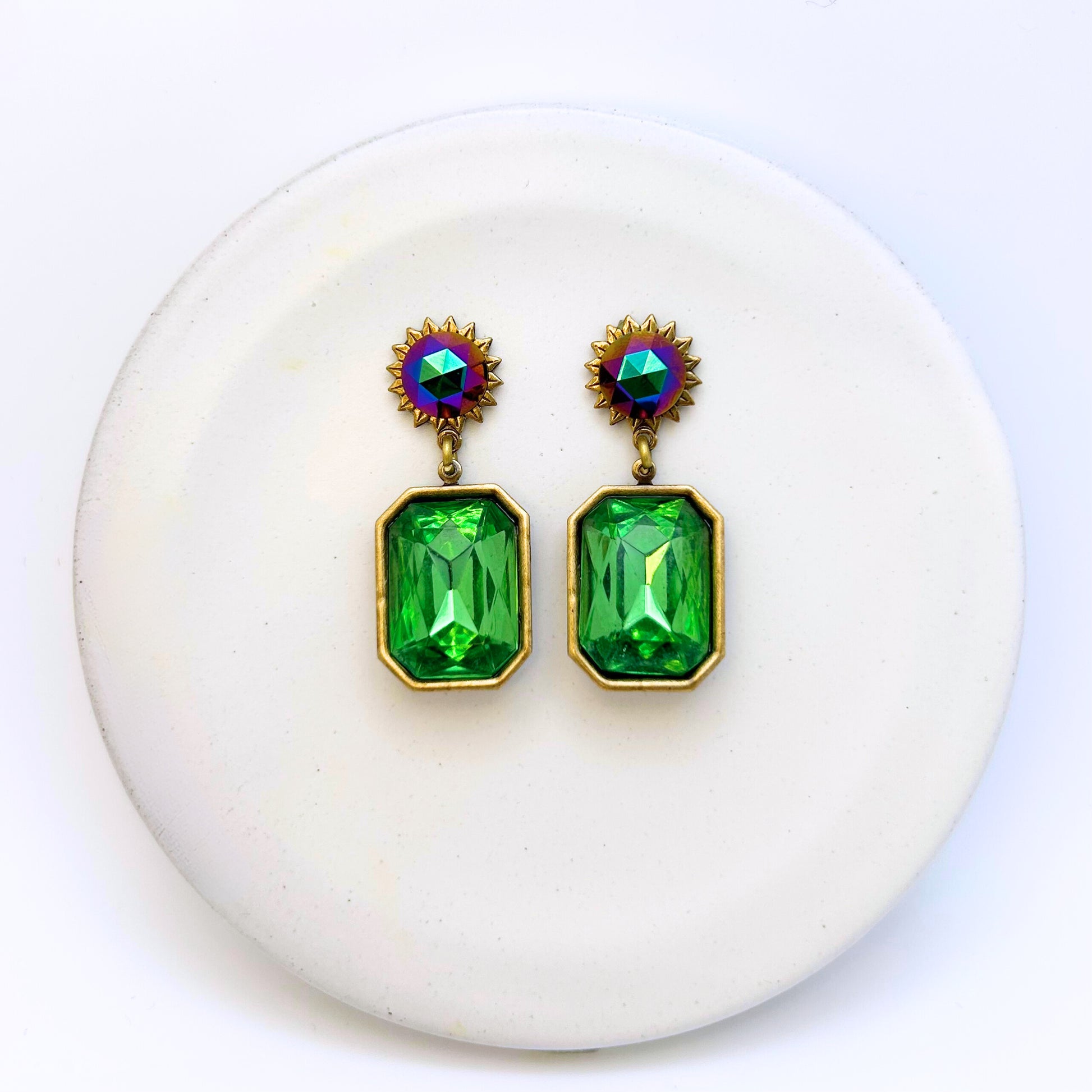 Dawn Earrings | Hand-crafted Vintage Earrings by Boujoux