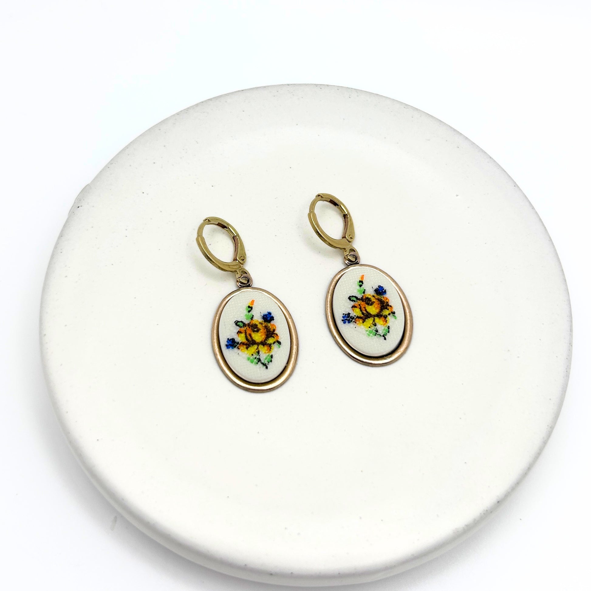 Goldie Earrings | Hand-crafted Vintage Earrings by Boujoux