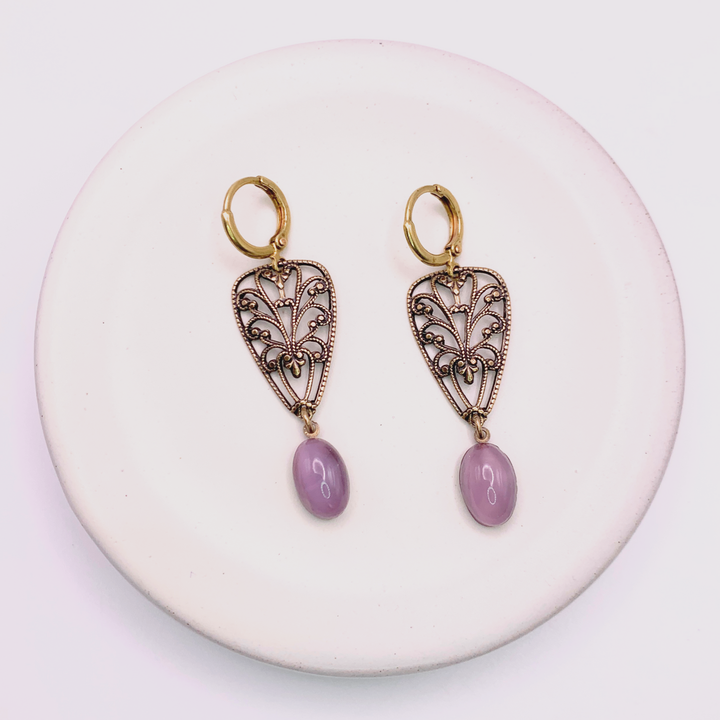 Ione Earrings — Hand-crafted Vintage Earrings by Boujoux