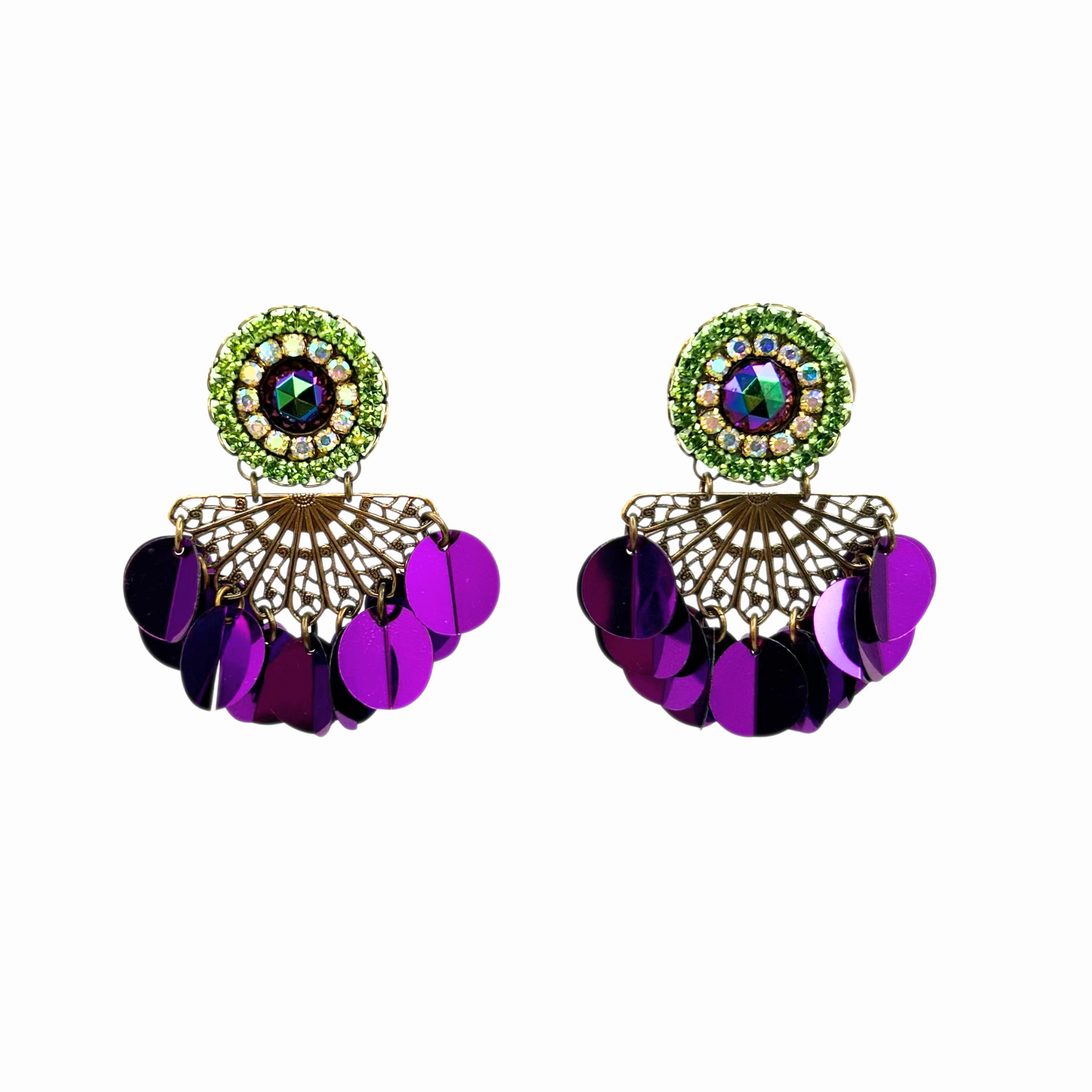 Lila Earrings | Hand-crafted Vintage Earrings by Boujoux