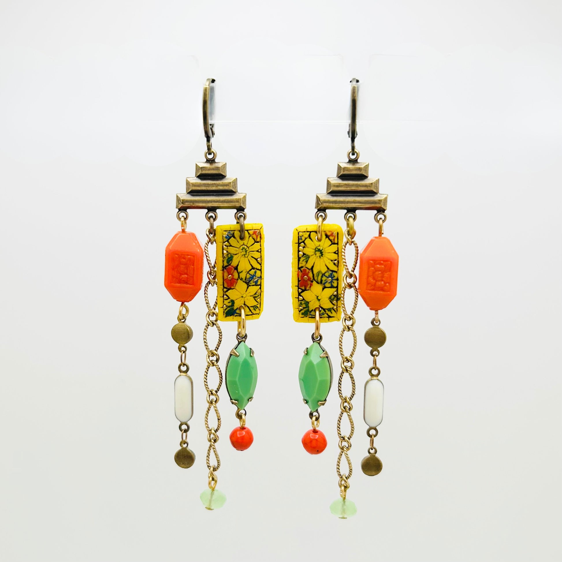 Maple Earrings — Hand-crafted Vintage Earrings by Boujoux