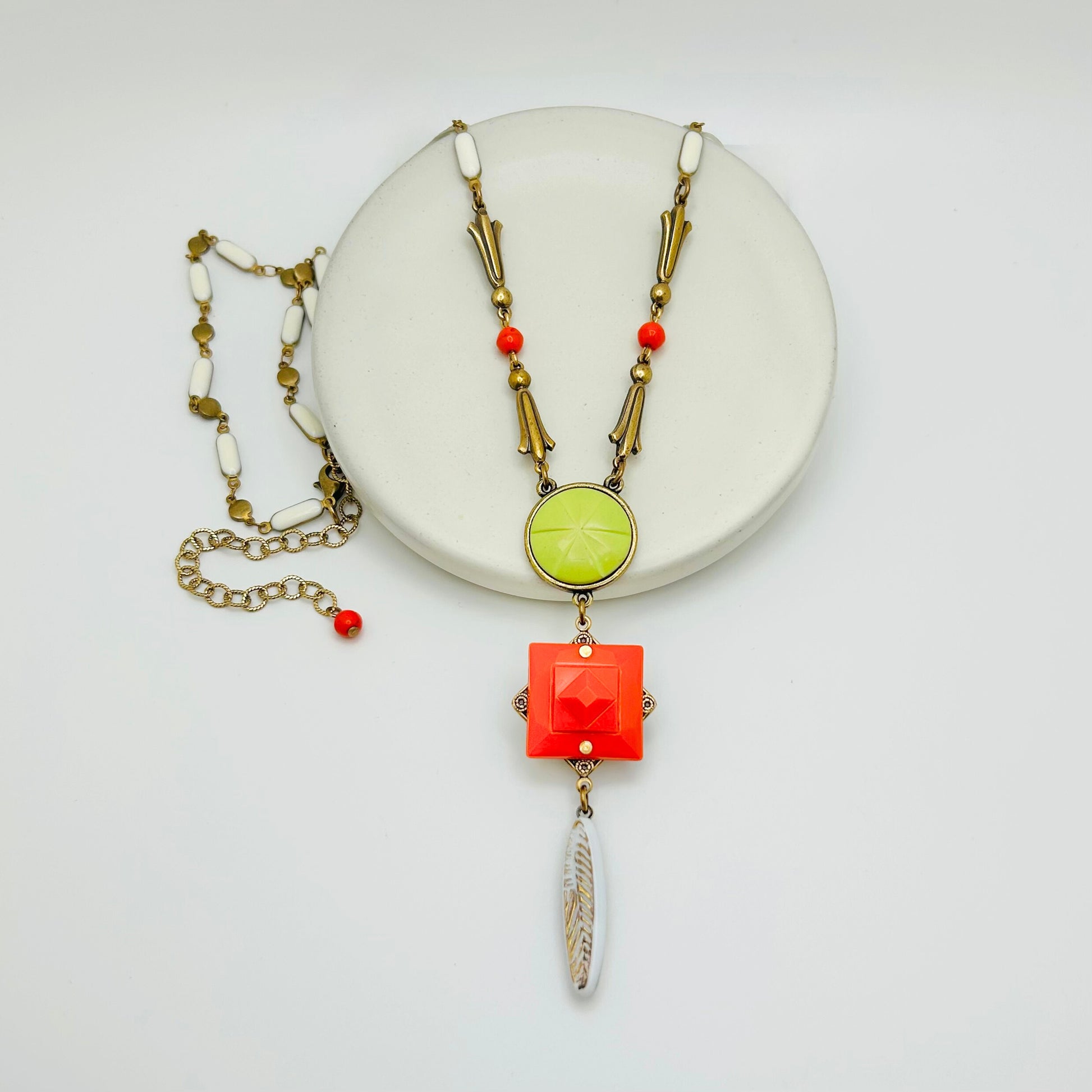 Maple Necklace | Hand-crafted Vintage Necklaces by Boujoux