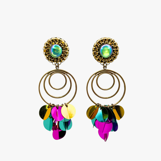 Mayur Earrings | Hand-crafted Vintage Earrings by Boujoux