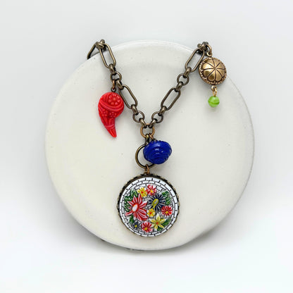Primrose Necklace | Hand-crafted Vintage Necklaces by Boujoux