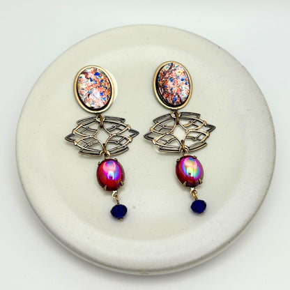 Rosalyn Earrings | Hand-crafted Vintage Earrings by Boujoux
