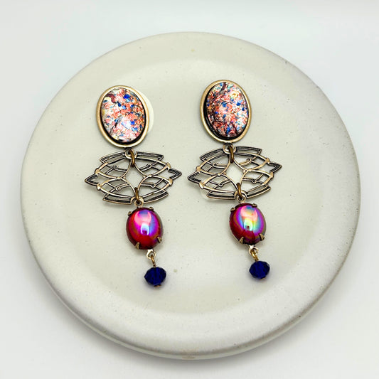 Rosalyn Earrings | Hand-crafted Vintage Earrings by Boujoux