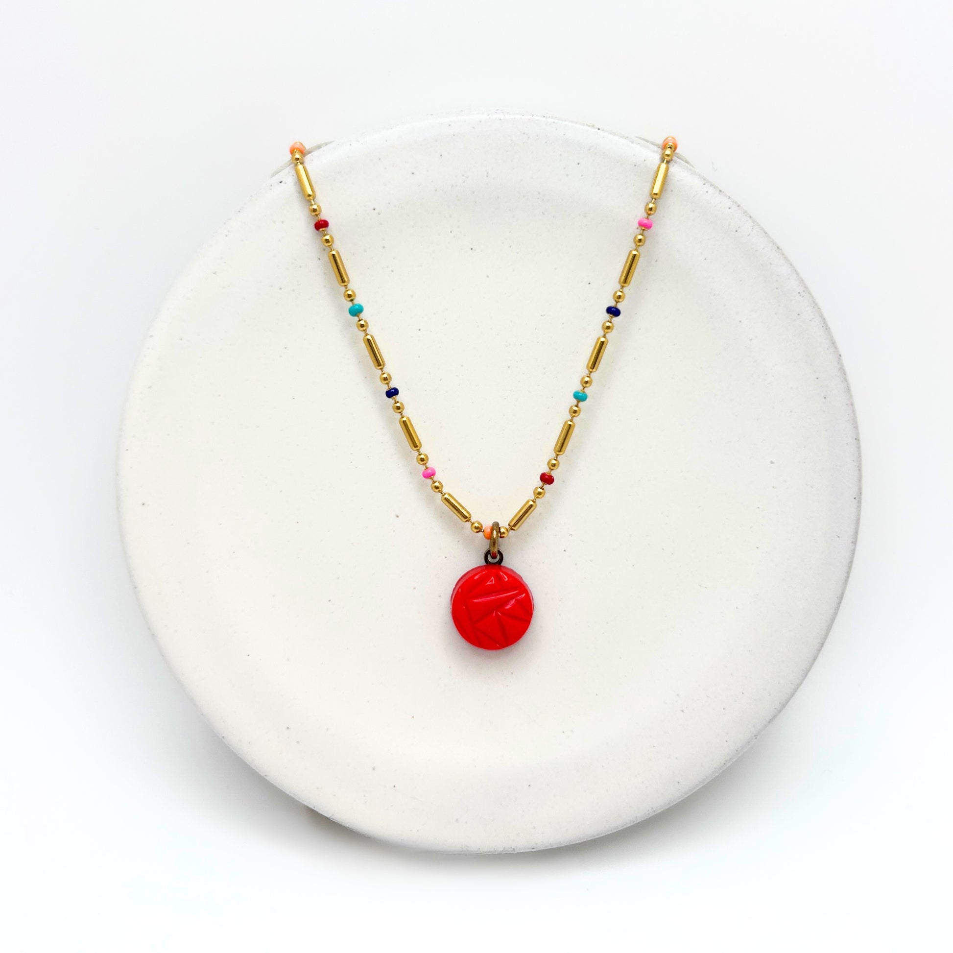 Rowan Necklace | Hand-crafted Vintage Necklaces by Boujoux