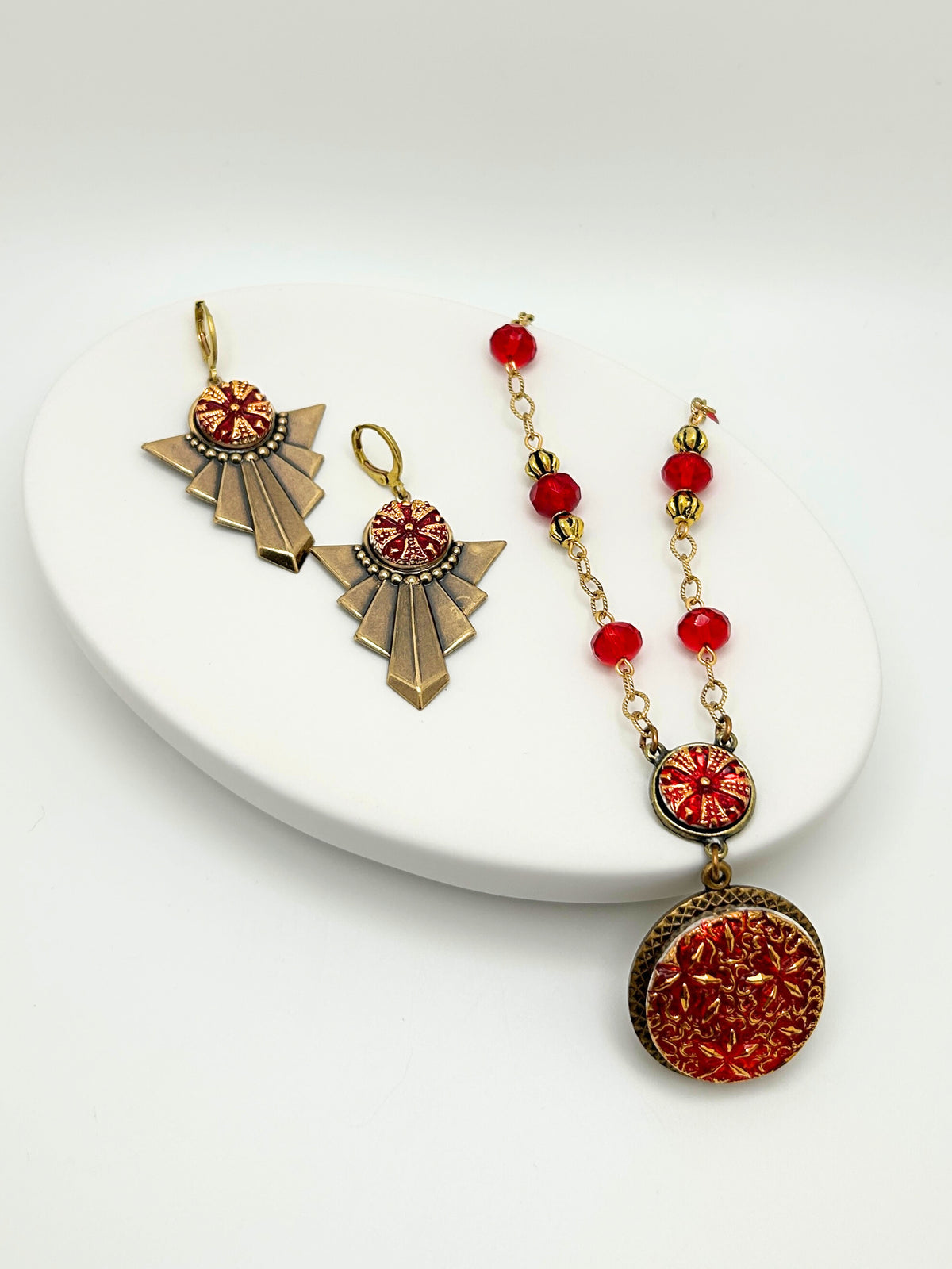 Ruby Earrings