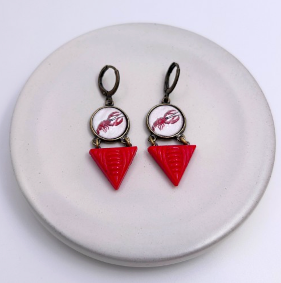 Cayenne Earrings | Hand-crafted Vintage Earrings by Boujoux