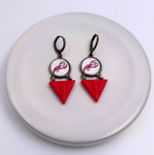Cayenne Earrings | Hand-crafted Vintage Earrings by Boujoux