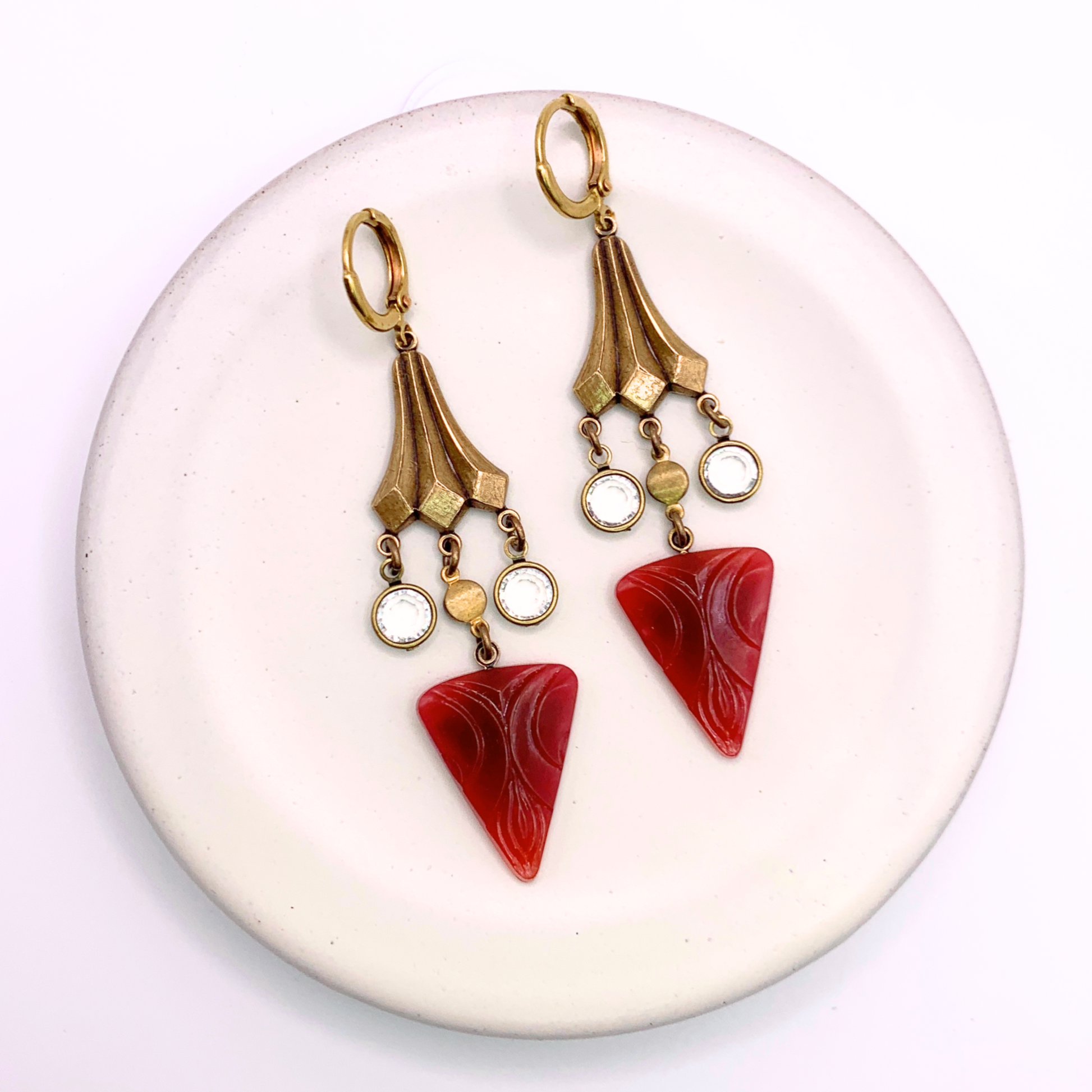 Sienna Earrings — Hand-crafted Vintage Earrings by Boujoux