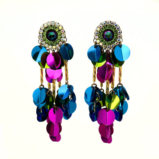 Sirène Earrings | Hand-crafted Vintage Earrings by Boujoux
