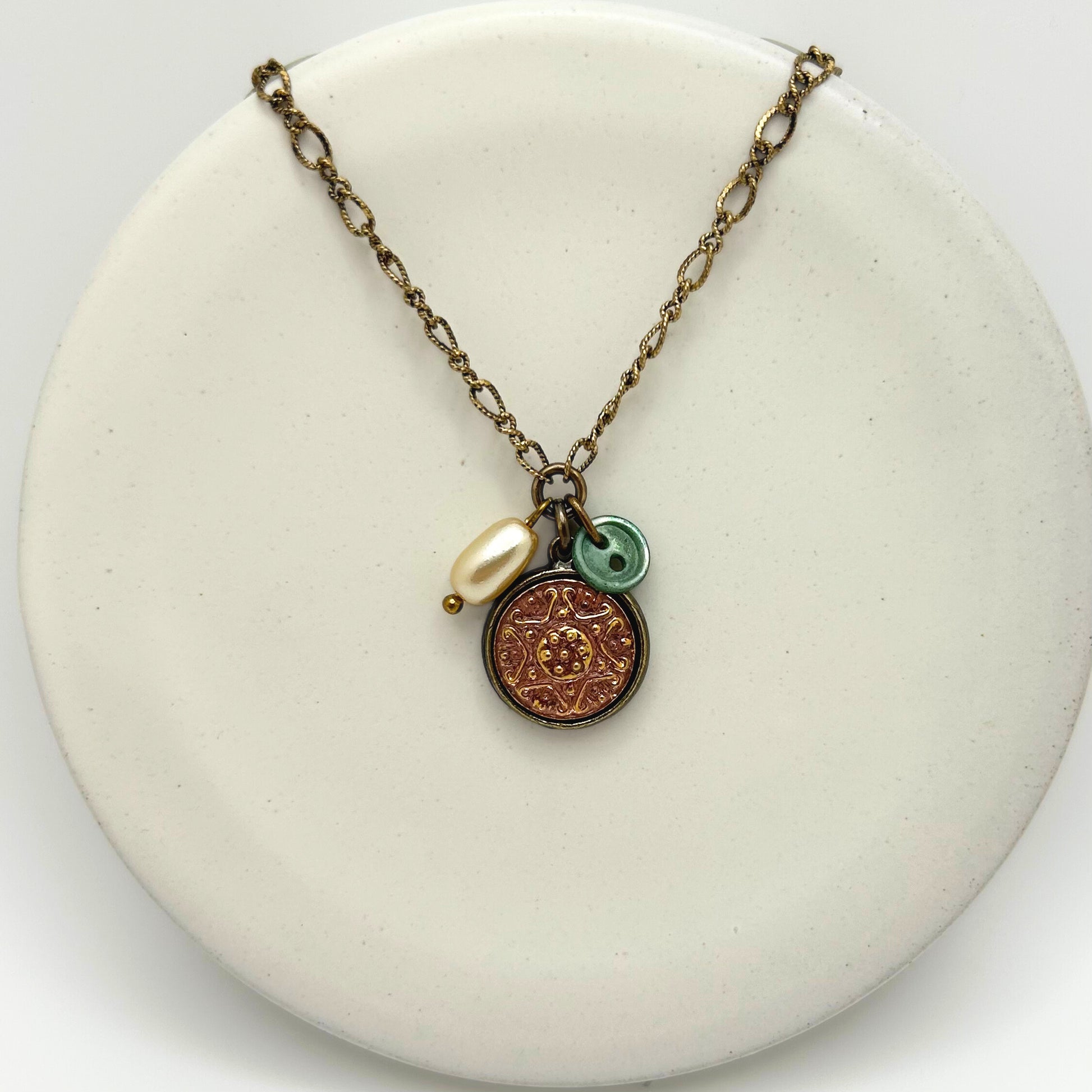 Stella Necklace | Hand-crafted Vintage Necklaces by Boujoux