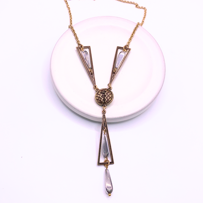 Trillium Necklace — Hand-crafted Vintage Necklaces by Boujoux