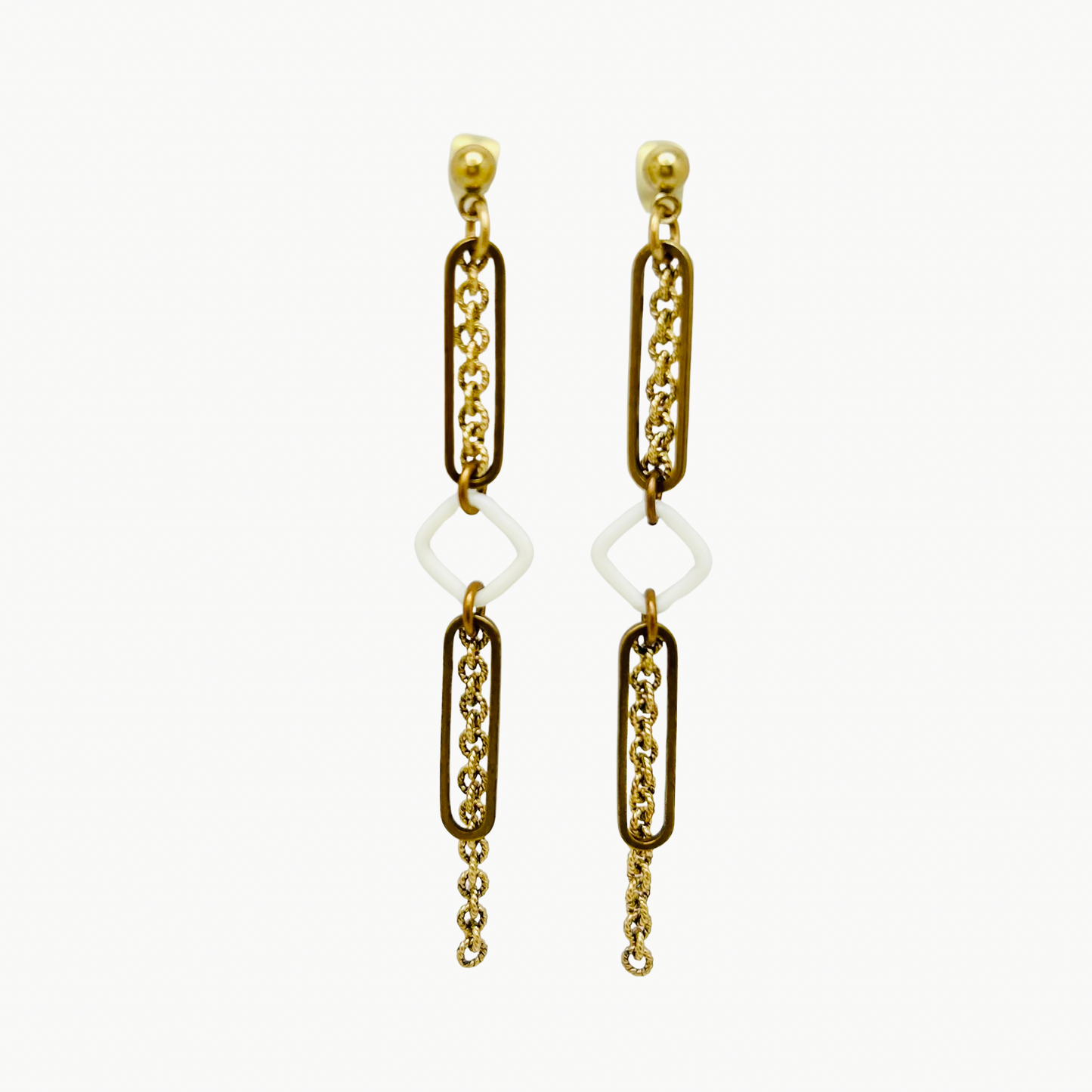 Vera Earrings — Hand-crafted Vintage Earrings by Boujoux