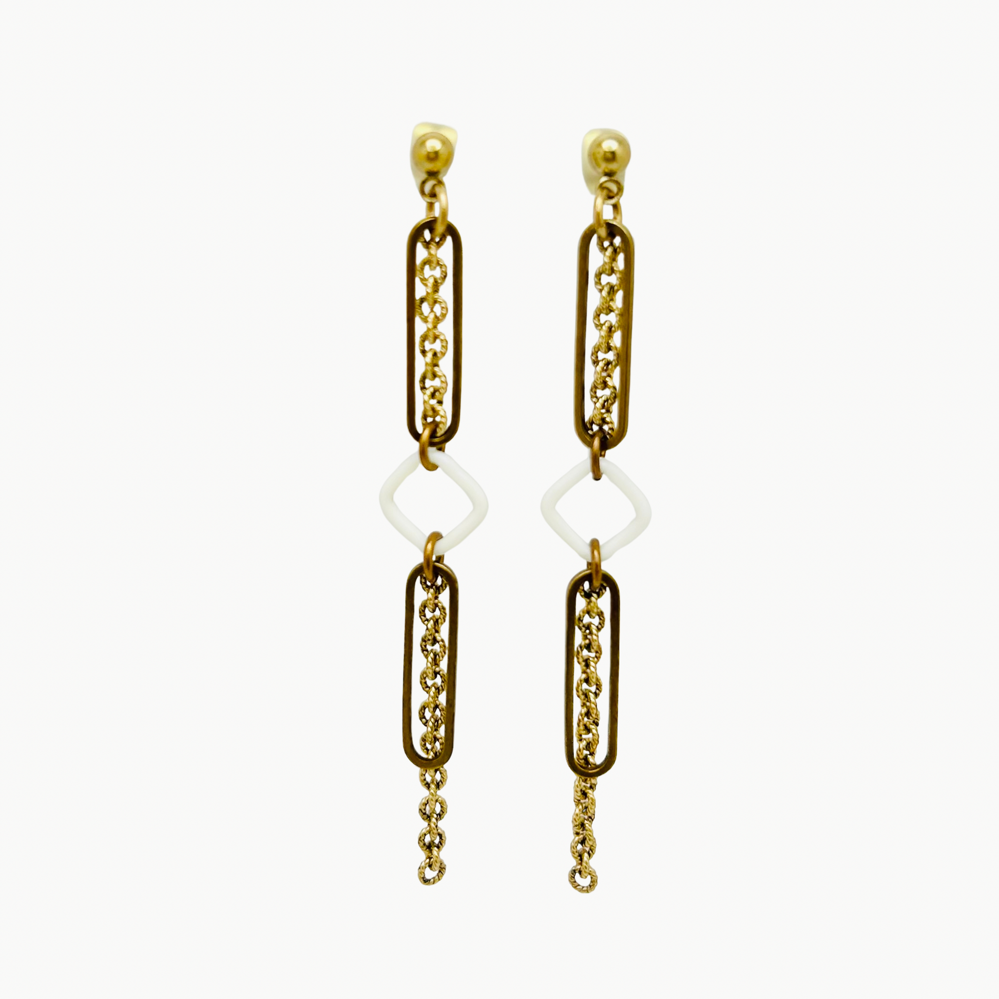 Vera Earrings — Hand-crafted Vintage Earrings by Boujoux