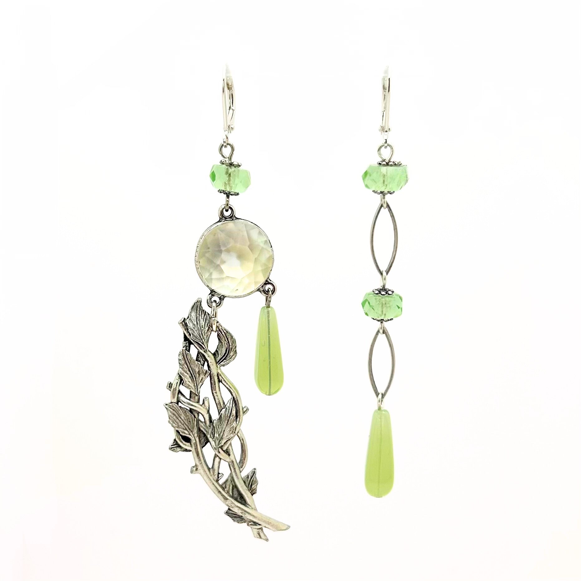 Zinnia Earrings — Hand-crafted Vintage Earrings by Boujoux