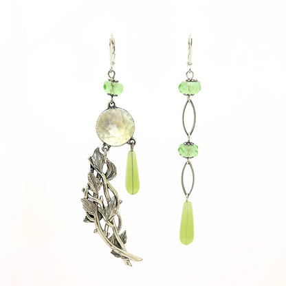 Zinnia Earrings — Hand-crafted Vintage Earrings by Boujoux